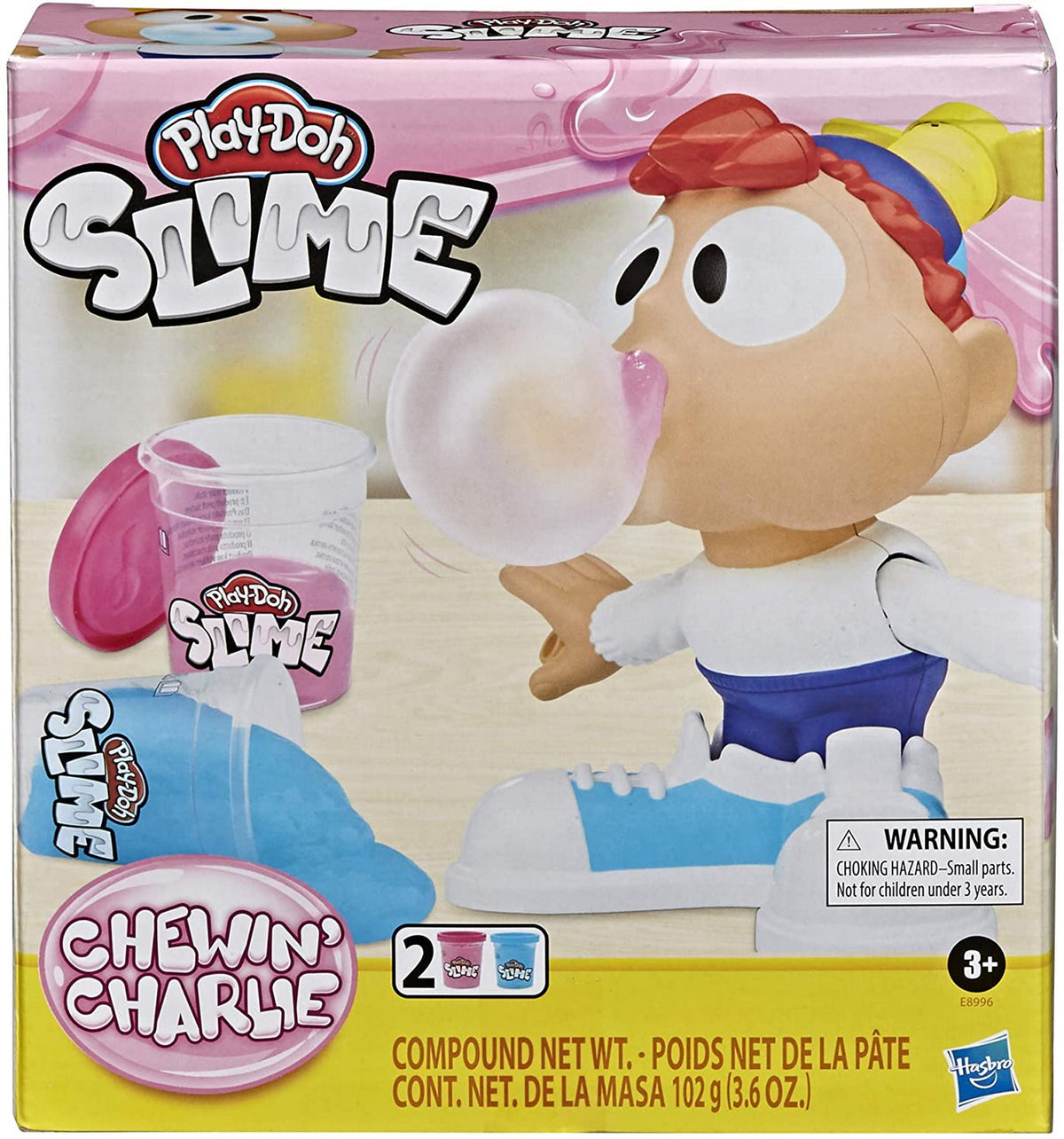 PLAYDOH SET DE JOACA CU SLIME COLORAT CHEWIN CHARLIE