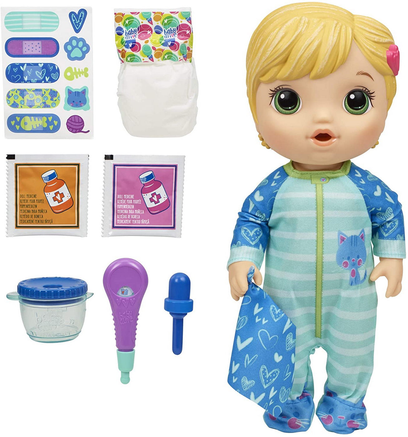 PAPUSA BABY ALIVE CU MEDICAMENTE DE PREPARAT