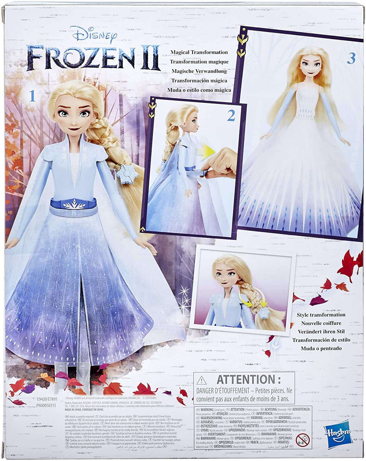 PAPUSA FROZEN2 ELSA TRANSFORMAREA FINALA