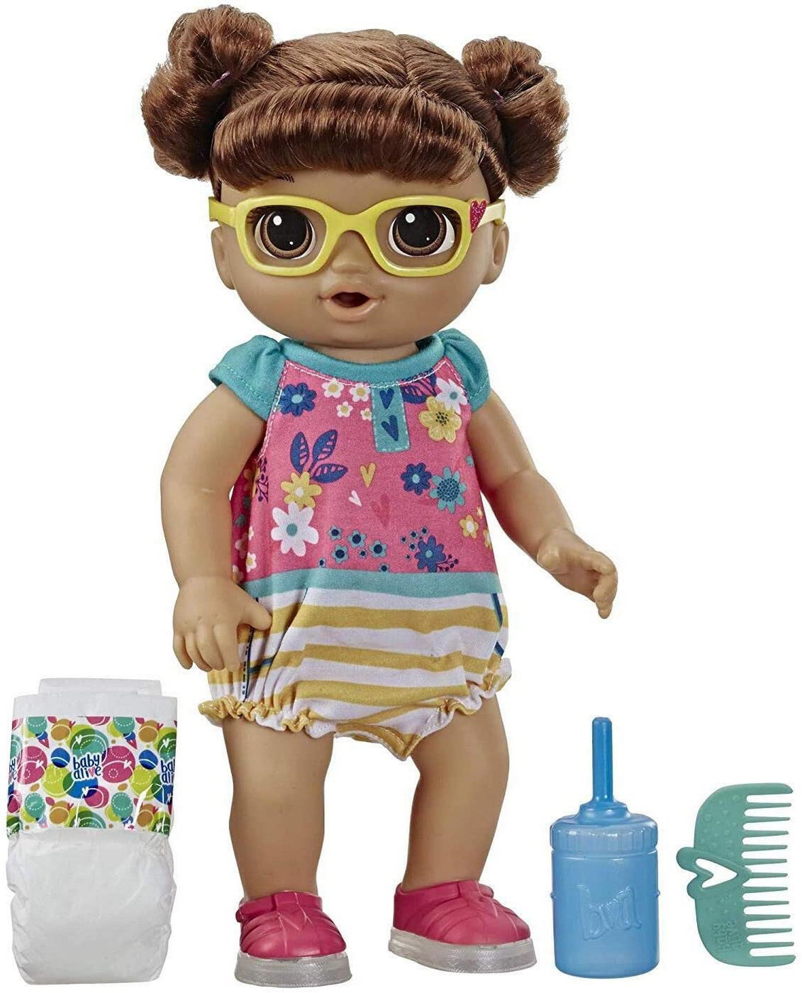 BEBELUS SATEN BABY ALIVE PASESTE SI PANTOFII VOR LUMINA