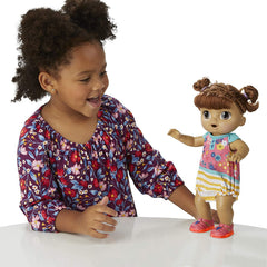 BEBELUS SATEN BABY ALIVE PASESTE SI PANTOFII VOR LUMINA