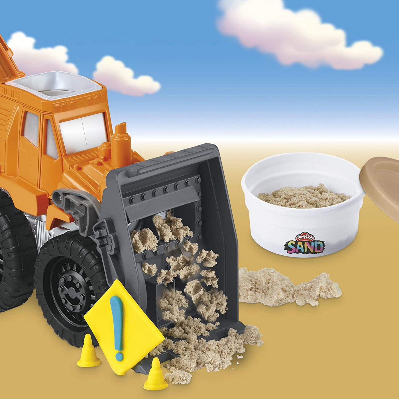 EXCAVATOR PLAYDOH CU ACCESORII