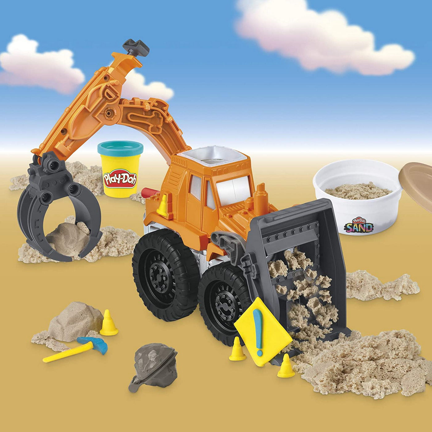 EXCAVATOR PLAYDOH CU ACCESORII