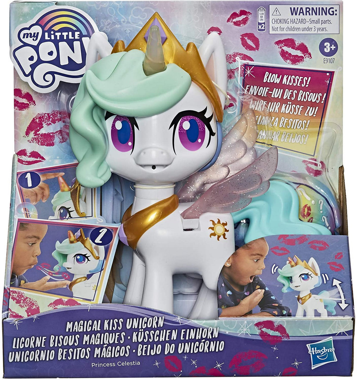 MLP PONEI CELESTIA MAGICAL KISS UNICORN