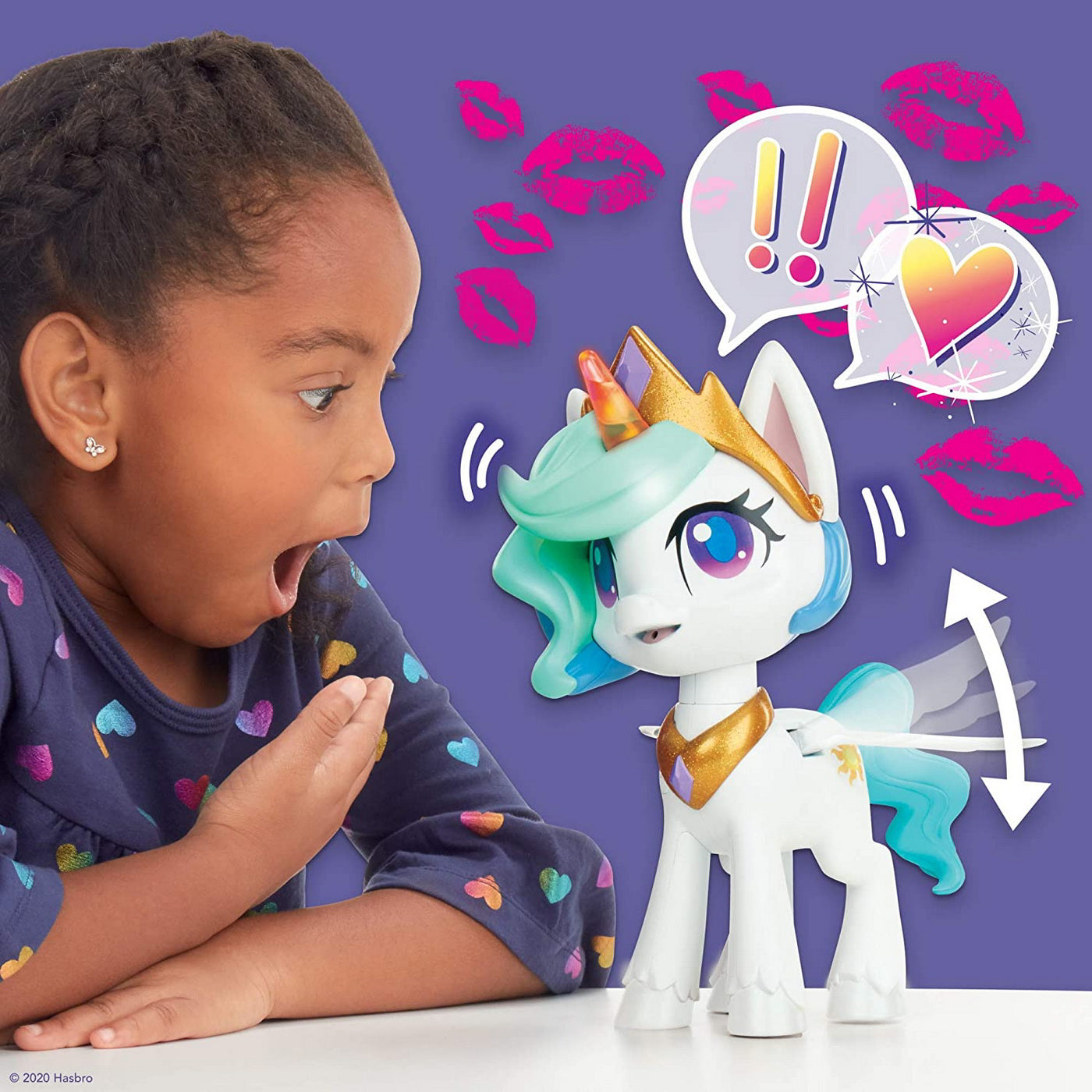 MLP PONEI CELESTIA MAGICAL KISS UNICORN