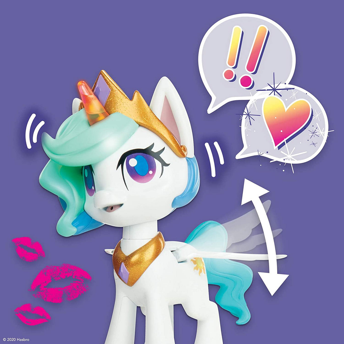 MLP PONEI CELESTIA MAGICAL KISS UNICORN