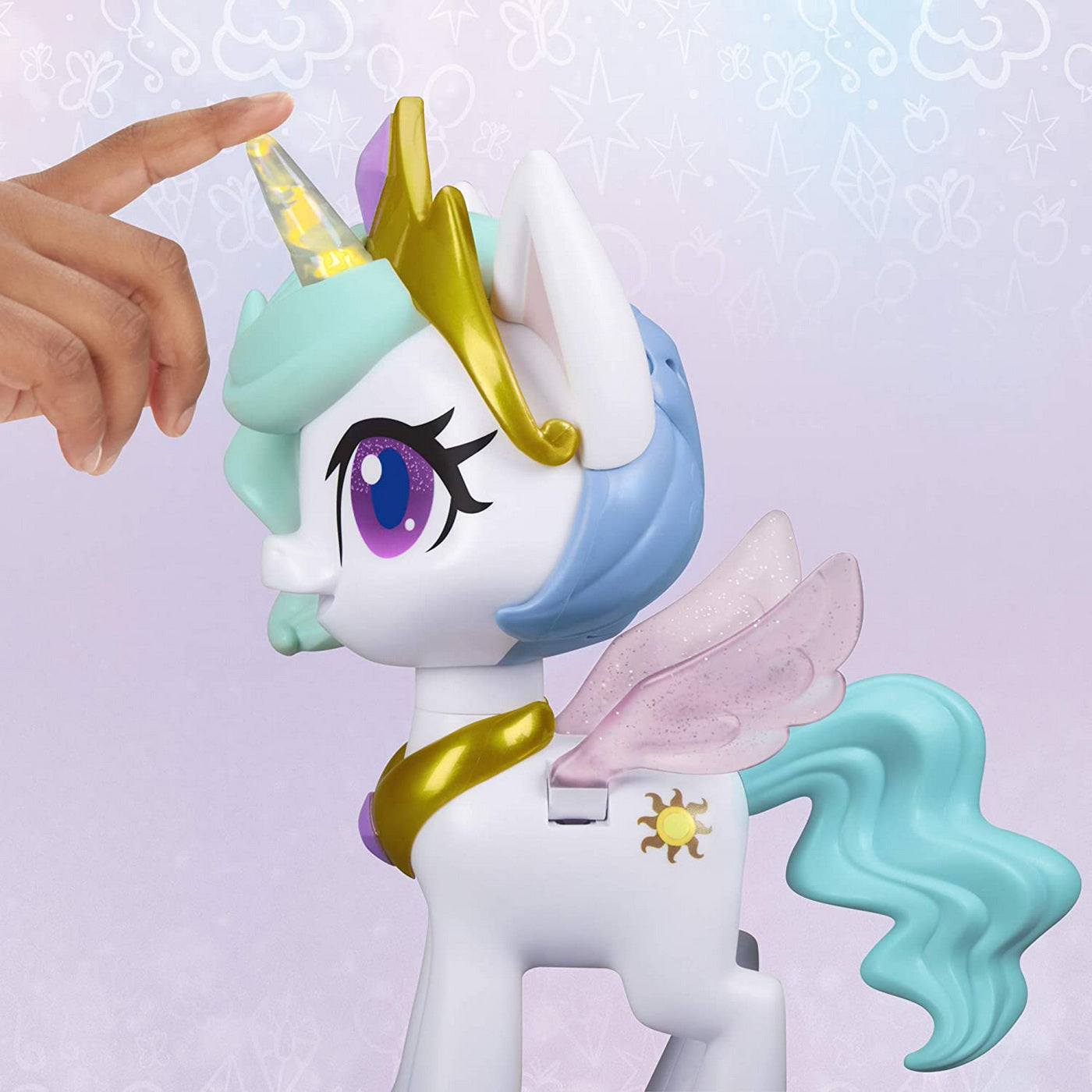 MLP PONEI CELESTIA MAGICAL KISS UNICORN