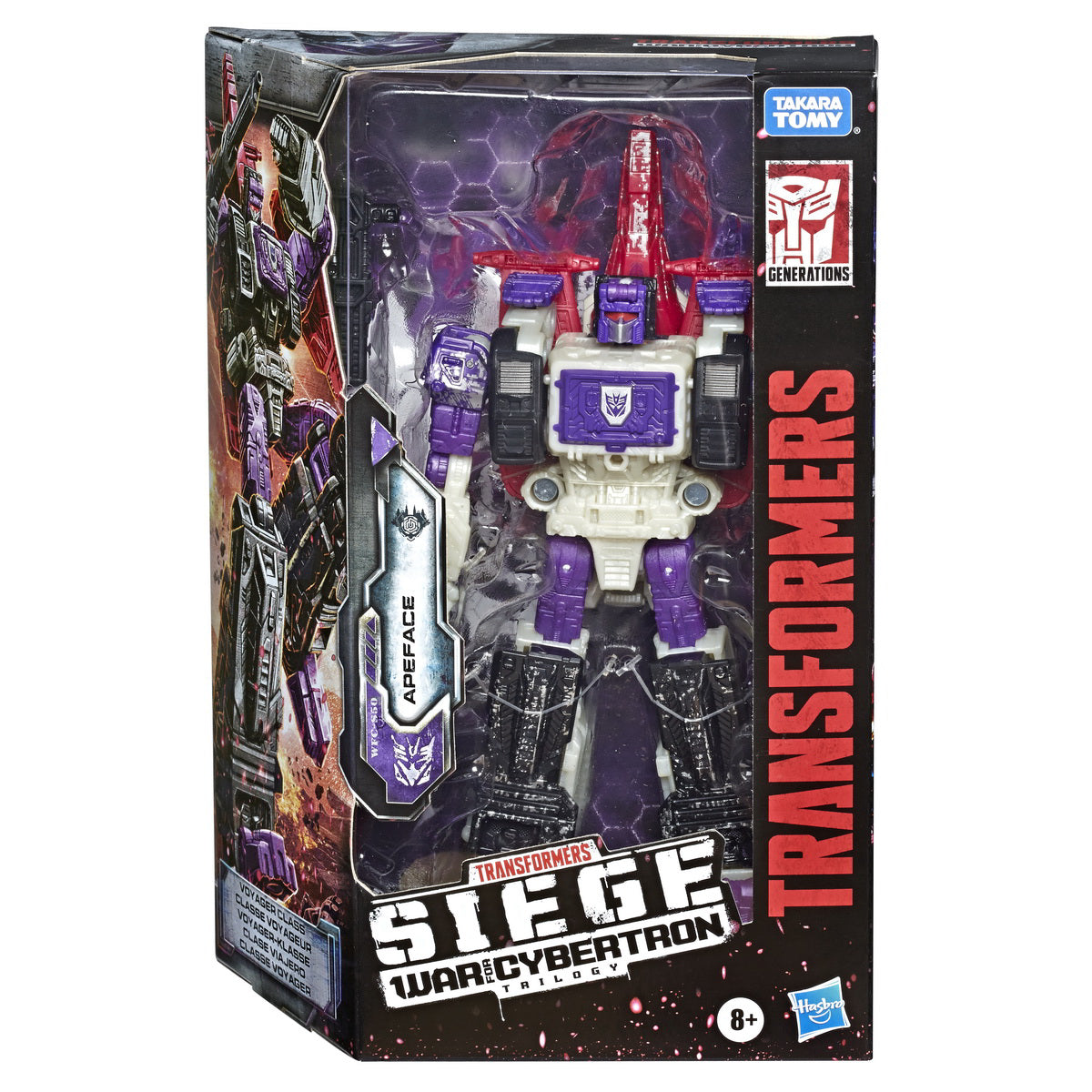 TRANSFORMERS VOYAGER DECEPTICON APEFACE