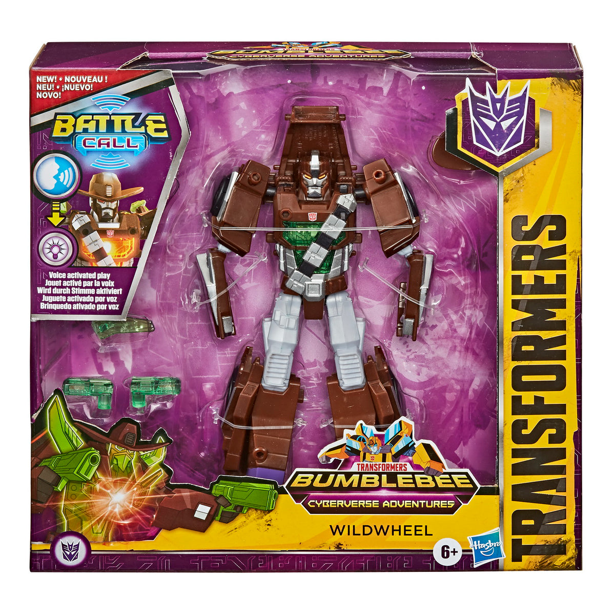 TRANSFORMERS ROBOT DECEPTICON WILDWHEEL BATTLE CALL TROOPER