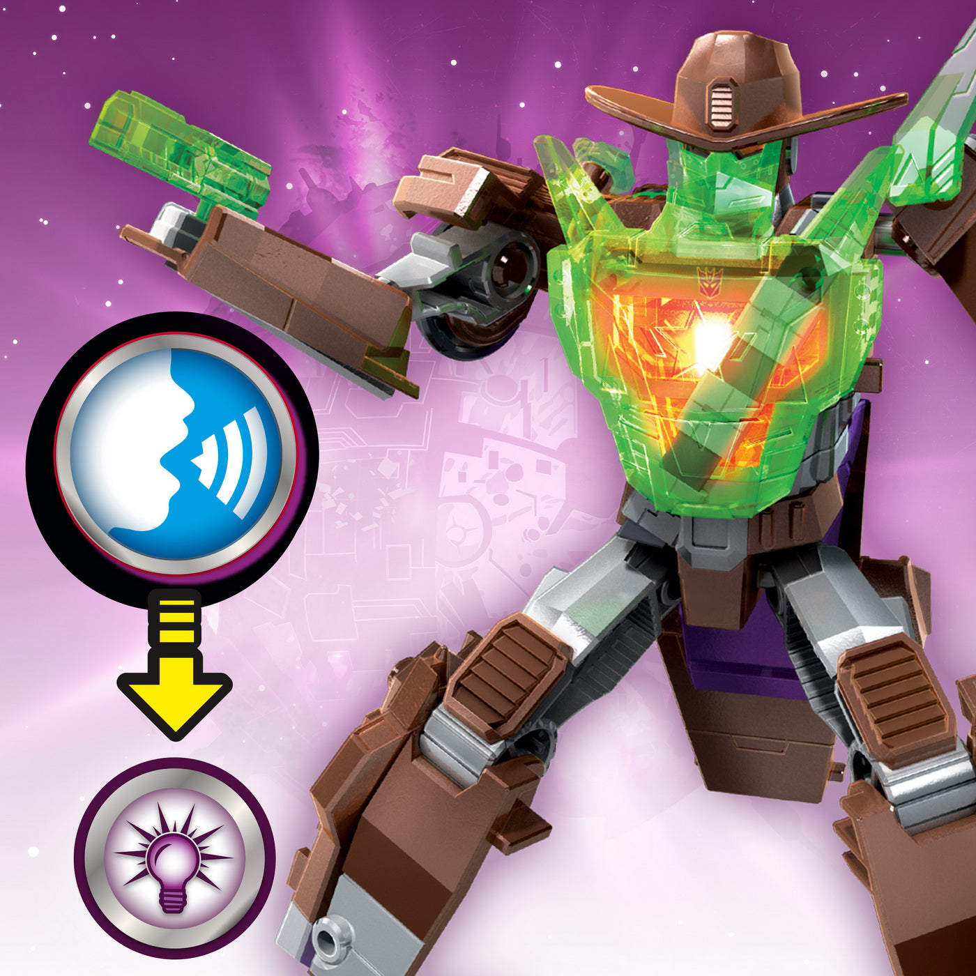 TRANSFORMERS ROBOT DECEPTICON WILDWHEEL BATTLE CALL TROOPER