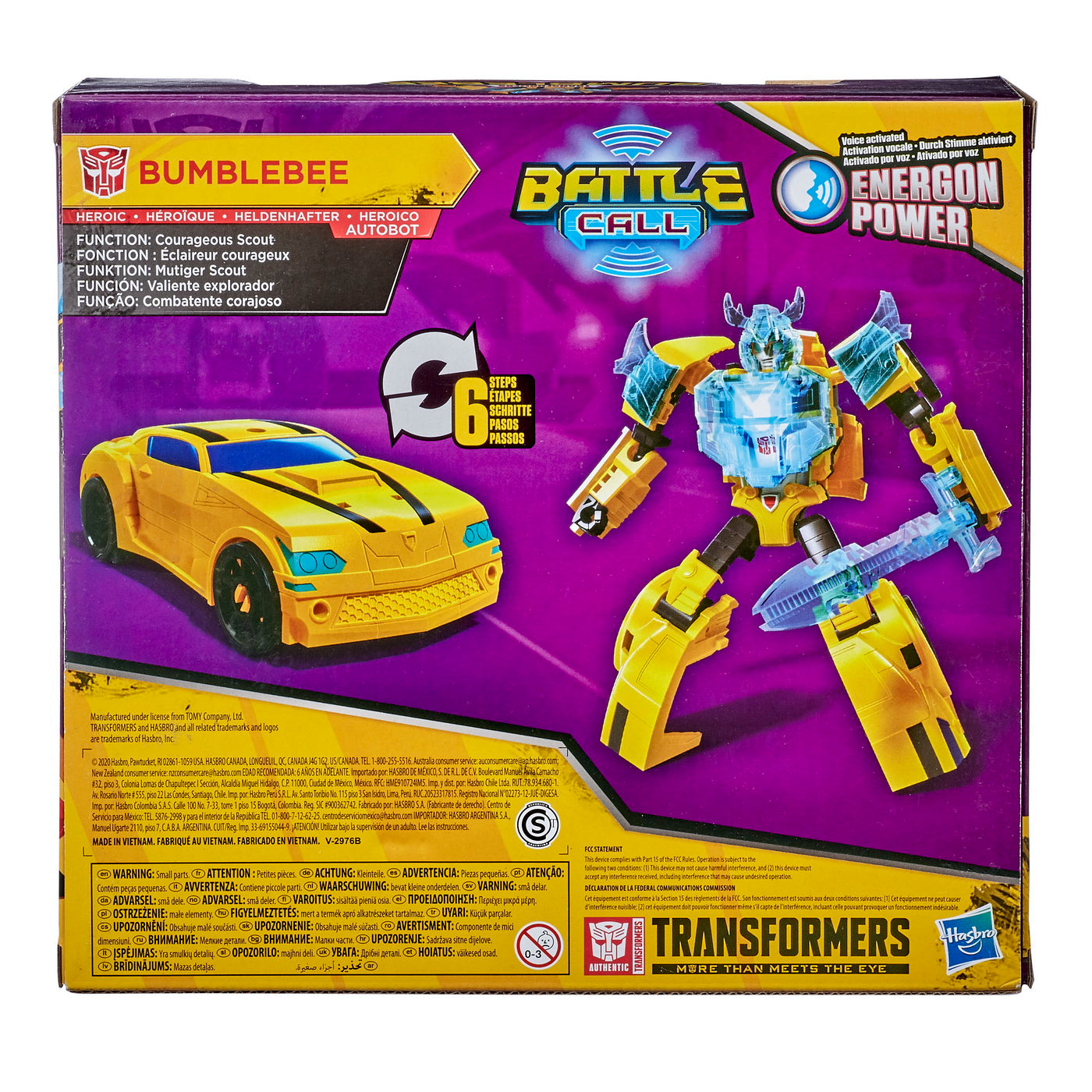 TRANSFORMERS ROBOT BUMBLEBEE BATTLE CALL TROOPER
