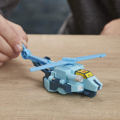 TRANSFORMERS ROBOT VEHICUL CYBERVERSE 1 STEP AUTOBOT WHIRL
