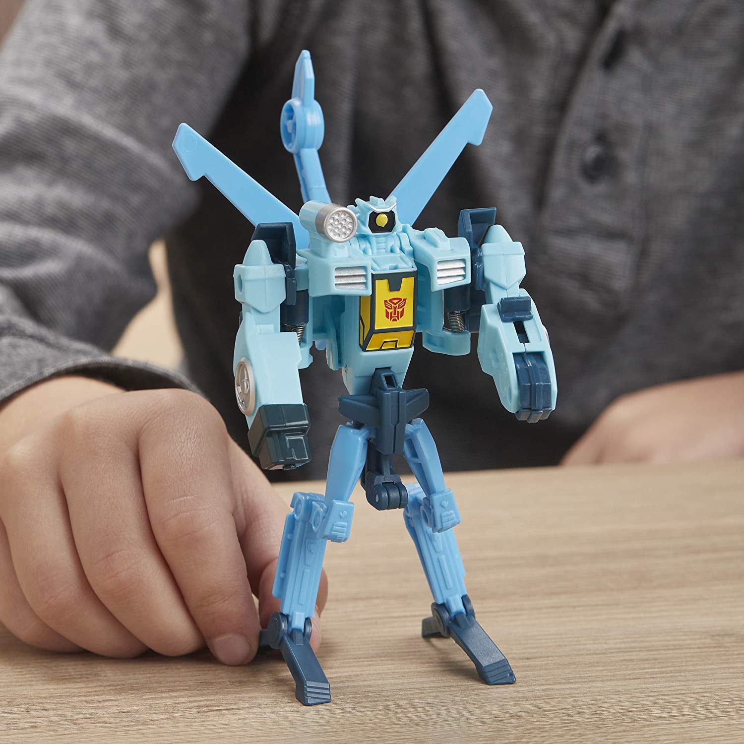 TRANSFORMERS ROBOT VEHICUL CYBERVERSE 1 STEP AUTOBOT WHIRL
