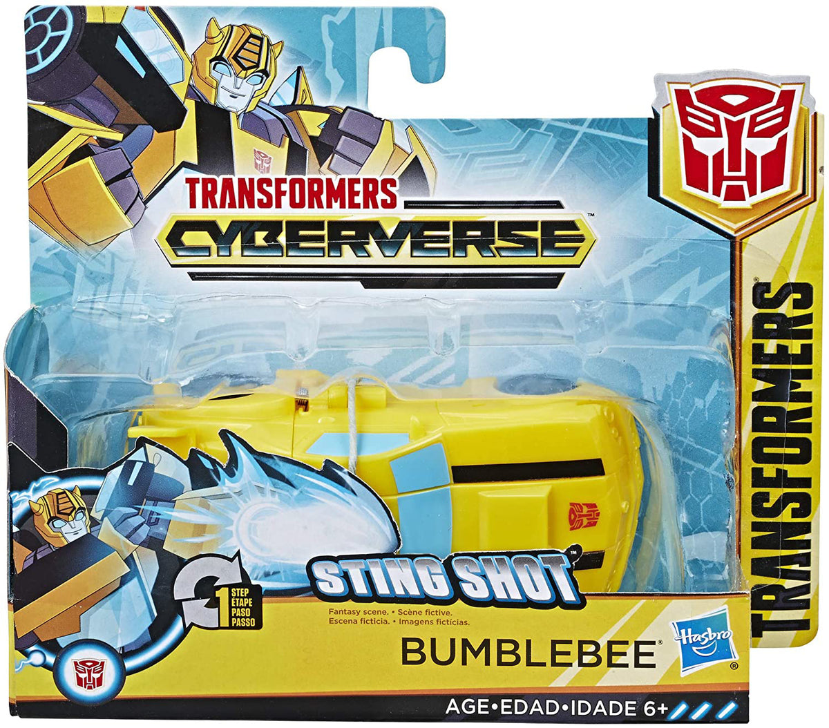 TRANSFORMERS ROBOT VEHICUL CYBERVERSE 1 STEP BUMBLEBEE