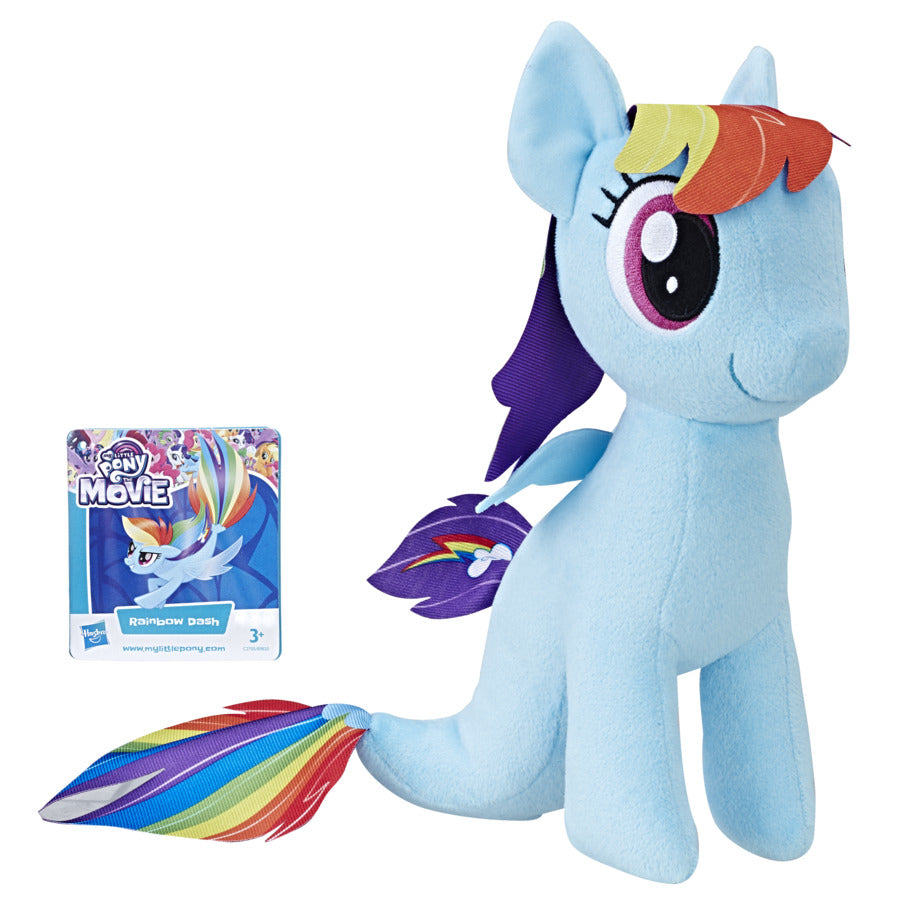 MLP SOFT PLUS 25CM RAINBOW DASH CU CODITA DE SIRENA