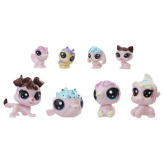 LPS COLECTIE SPECIALA CU 8 ANIMALUTE ROZ DESCHIS