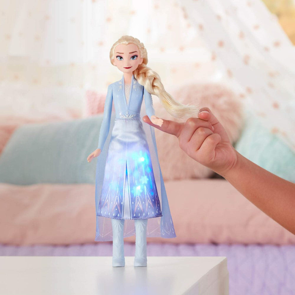 PAPUSA FROZEN2 ELSA CU ROCHITA LUMINOASA