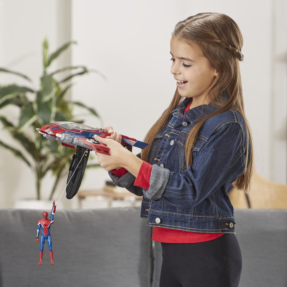 SPIDER-MAN NAVA CU LANSATOR SI FIGURINA