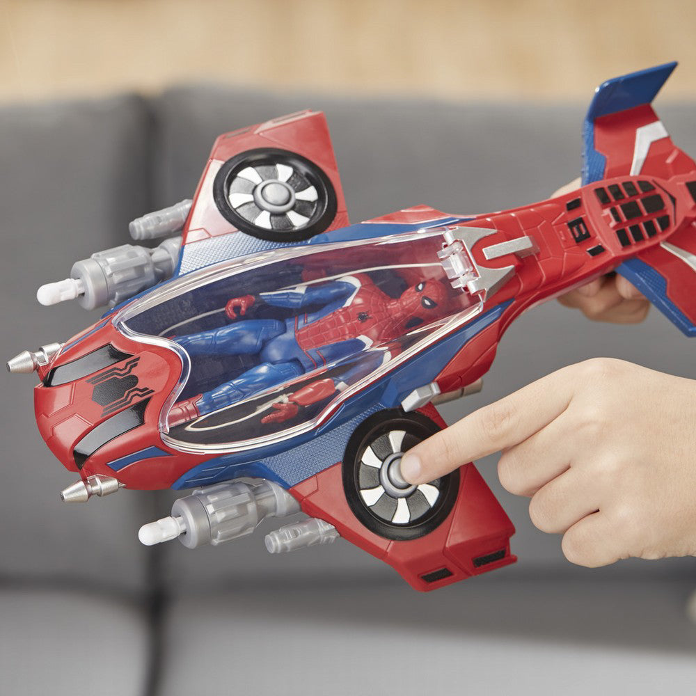 SPIDER-MAN NAVA CU LANSATOR SI FIGURINA