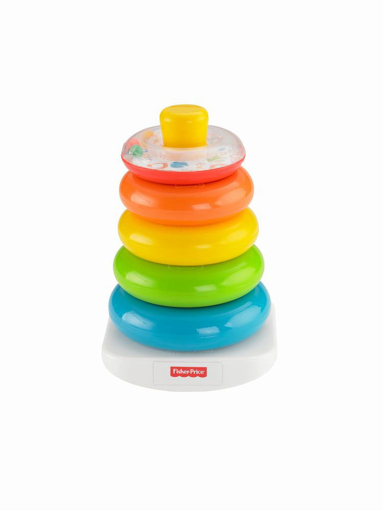 CONSTRUIESTE PIRAMIDA CU INELE FISHER PRICE