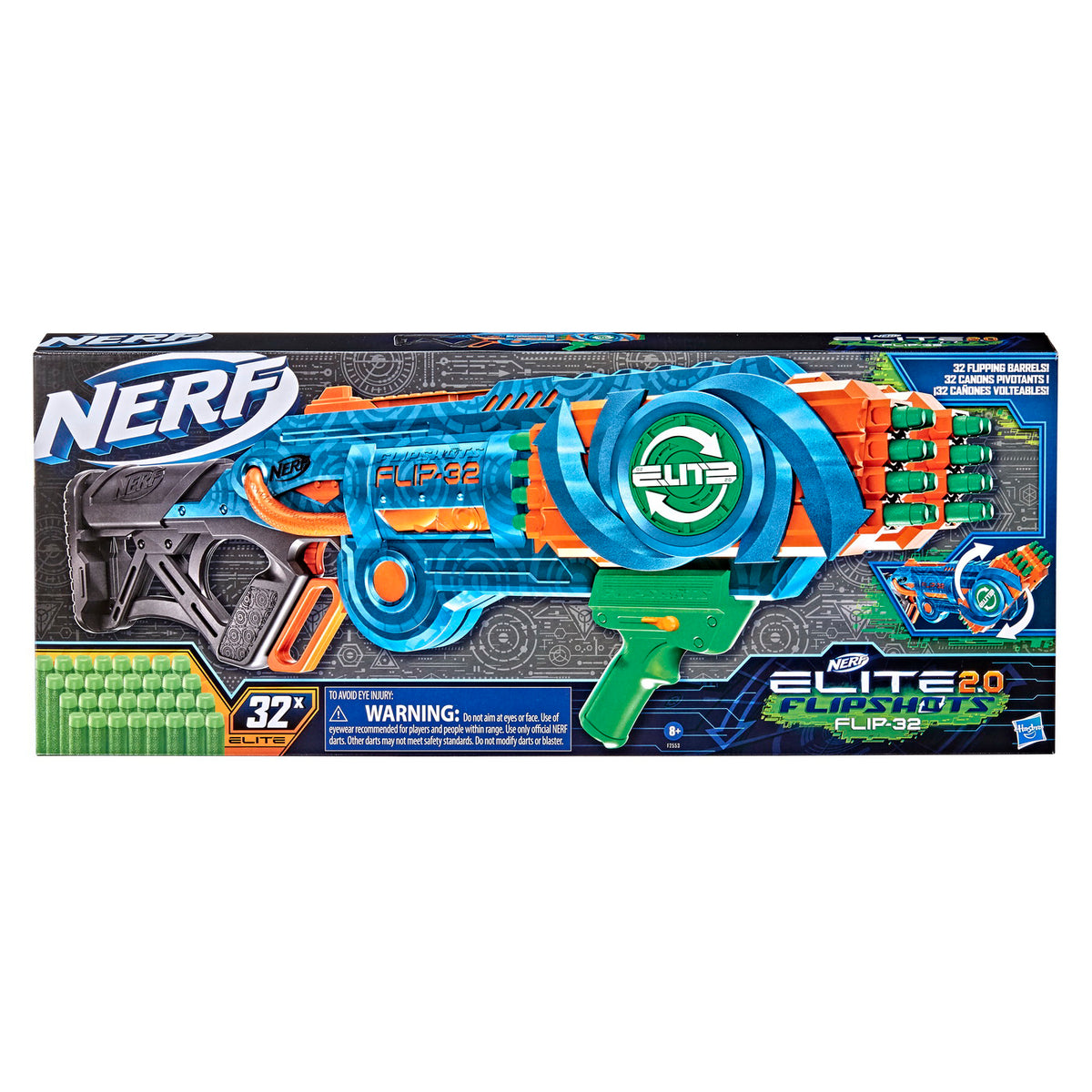 NERF BLASTER ELITE FLIP 32 CARTUSE