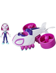 SPIDEY PRIETENII EXTRAORDINARI SET VEHICUL SI FIGURINA GHOST SPIDER