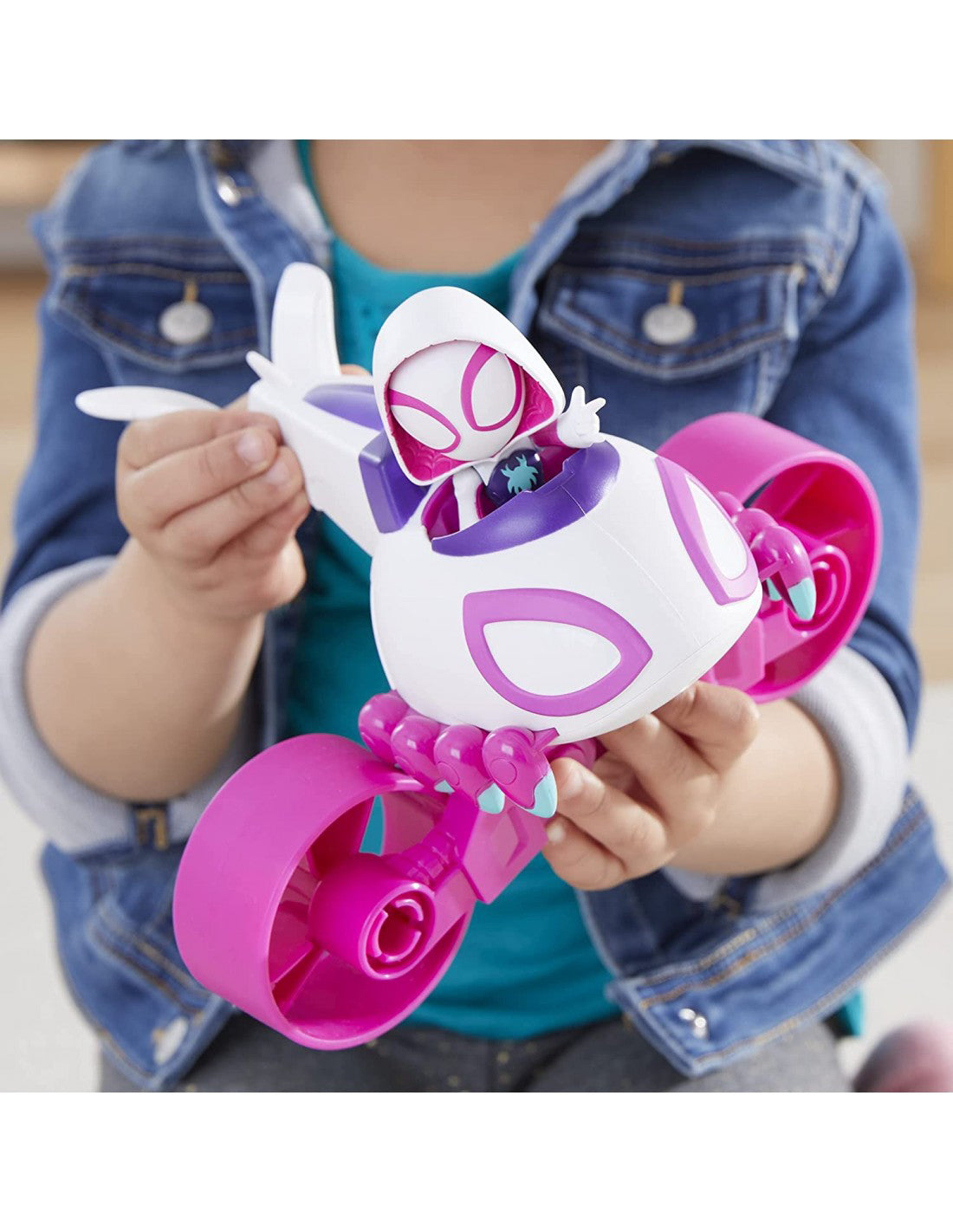 SPIDEY PRIETENII EXTRAORDINARI SET VEHICUL SI FIGURINA GHOST SPIDER