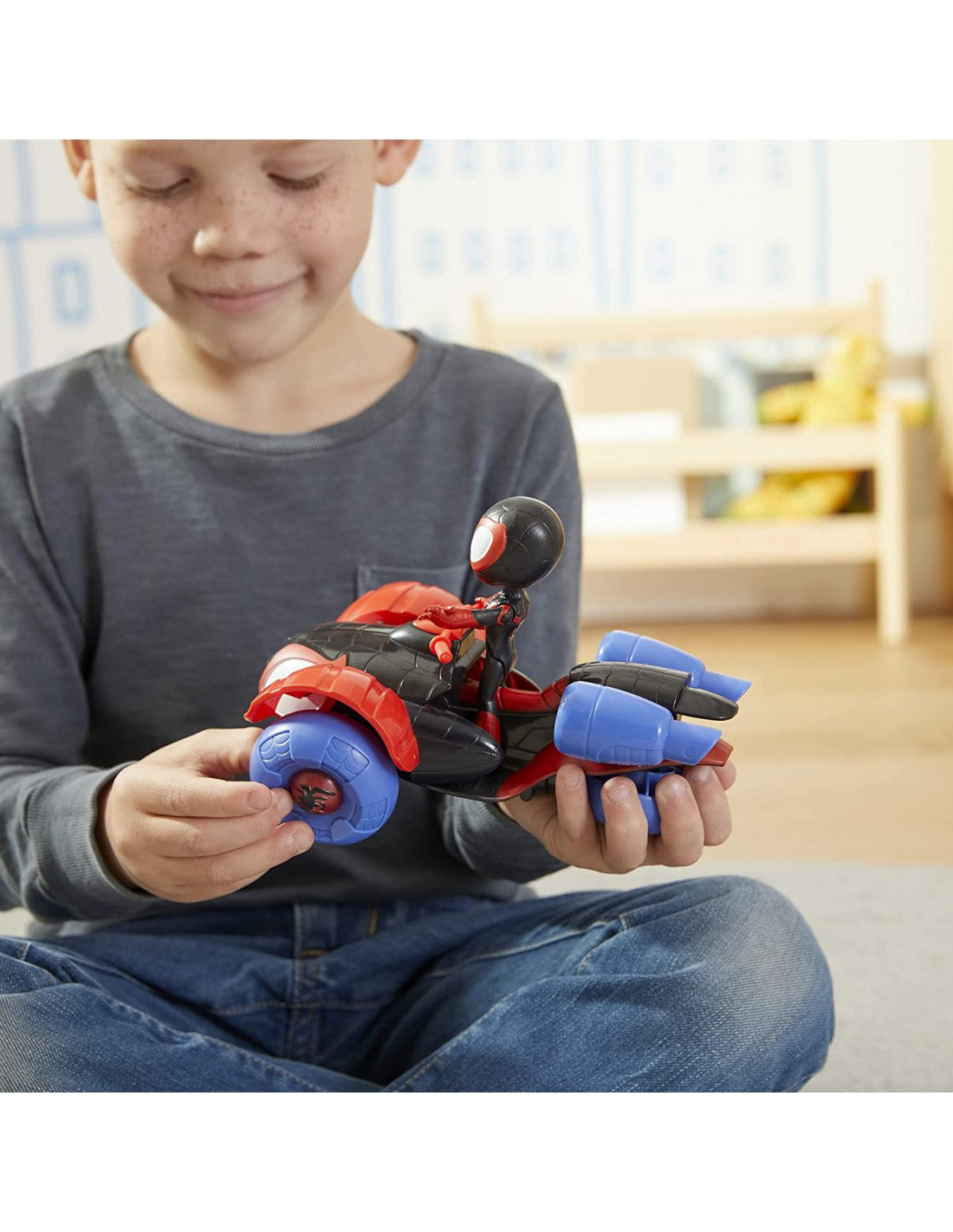 SPIDEY PRIETENII EXTRAORDINARI SET VEHICUL SI FIGURINA SPIDEY