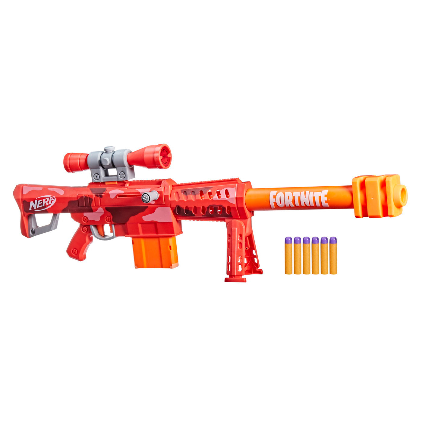 NERF BLASTER FORTNITE HEAVY SR 6 CARTUSE