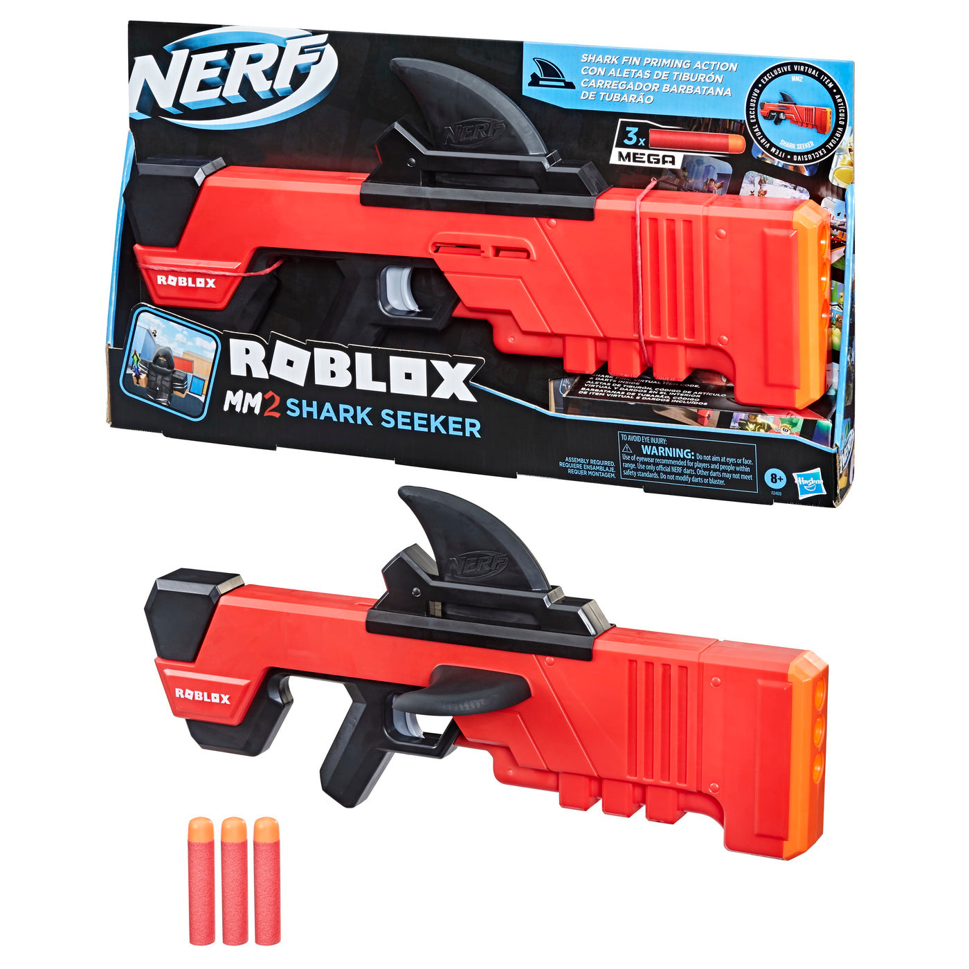 NERF BLASTER ROBLOX MM2 SHARK SEEKER