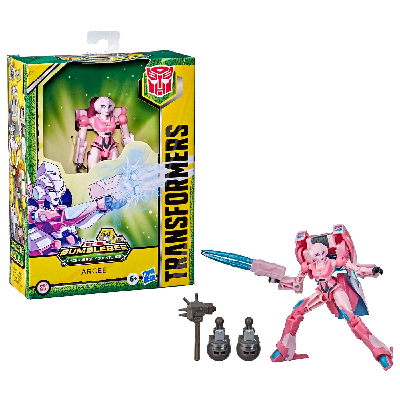 TRANSFORMERS ROBOT VEHICUL CYBERVERSE DELUXE ARCEE