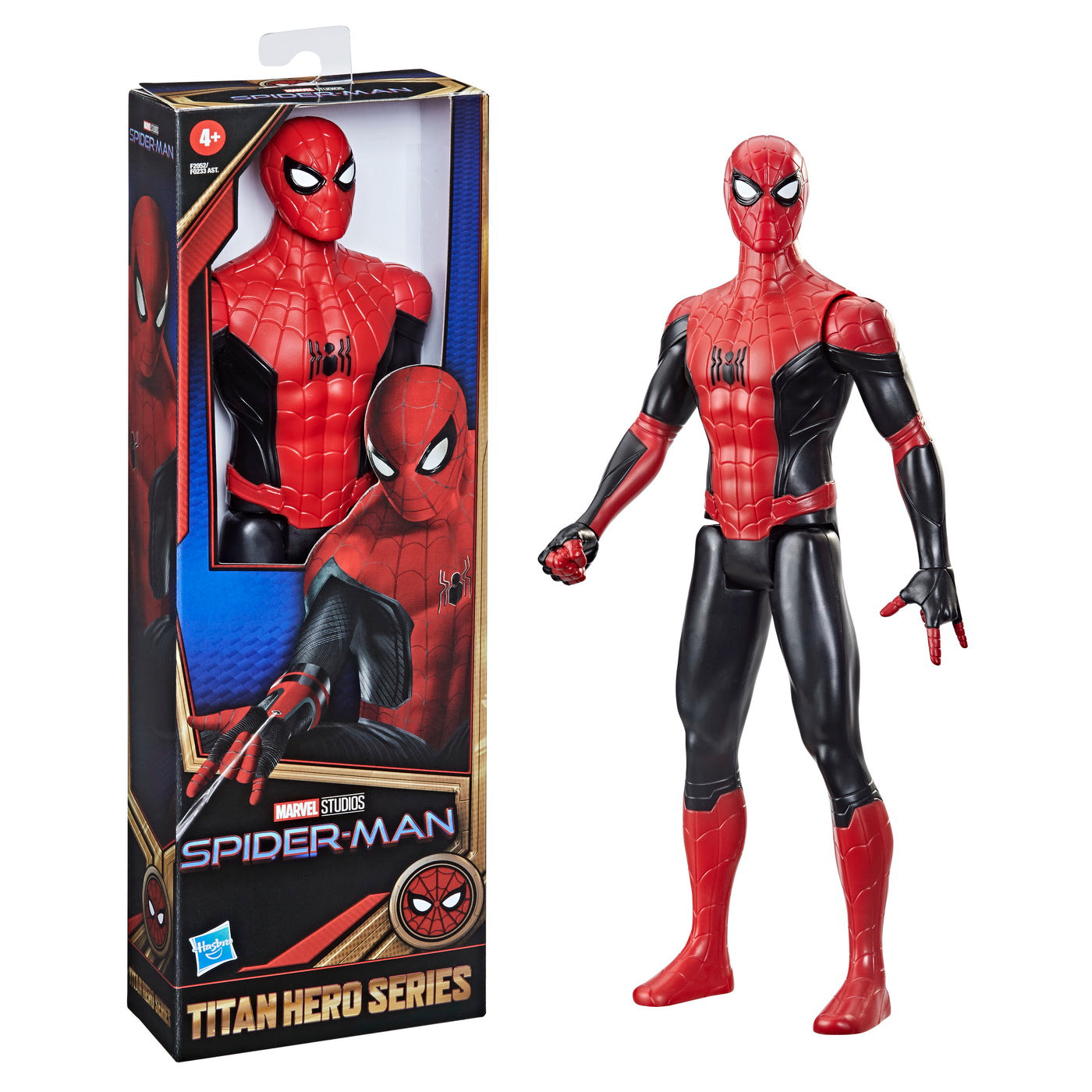SPIDERMAN FIGURINA SPIDERMAN COSTUM ROSU SI NEGRU 30CM