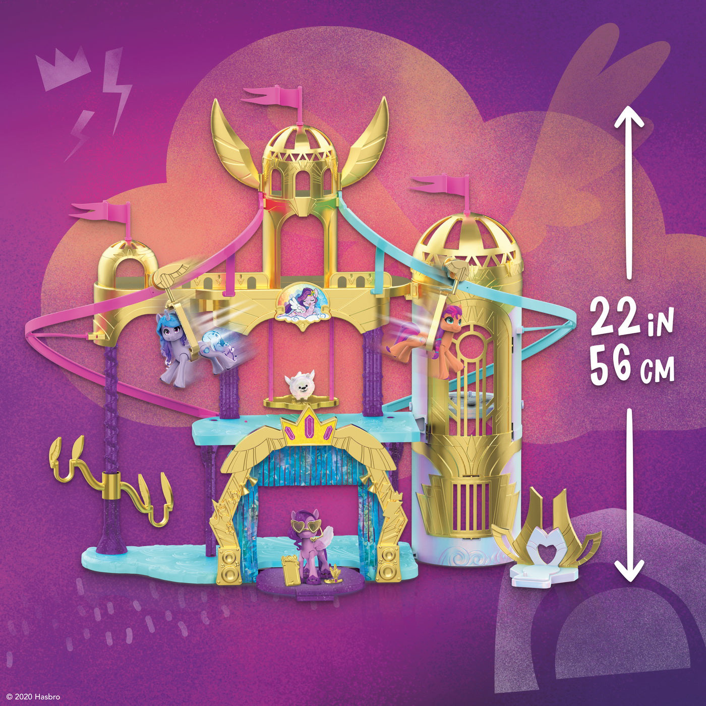 MY LITTLE PONY ROYAL RACING ZIPLINES PRINTESA PETALS