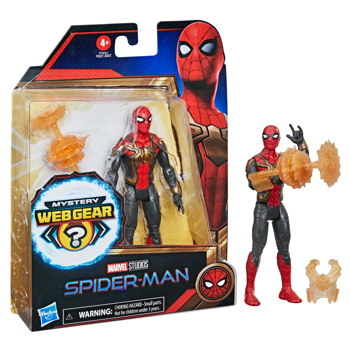 SPIDER-MAN MYSTERY WEBGEAR FIGURINA IRON SPIDER 15CM