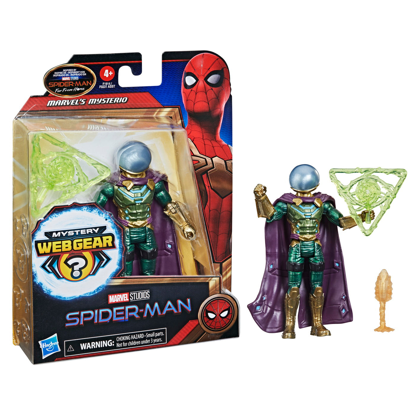 SPIDER-MAN MYSTERY WEBGEAR FIGURINA THUNDER 15CM