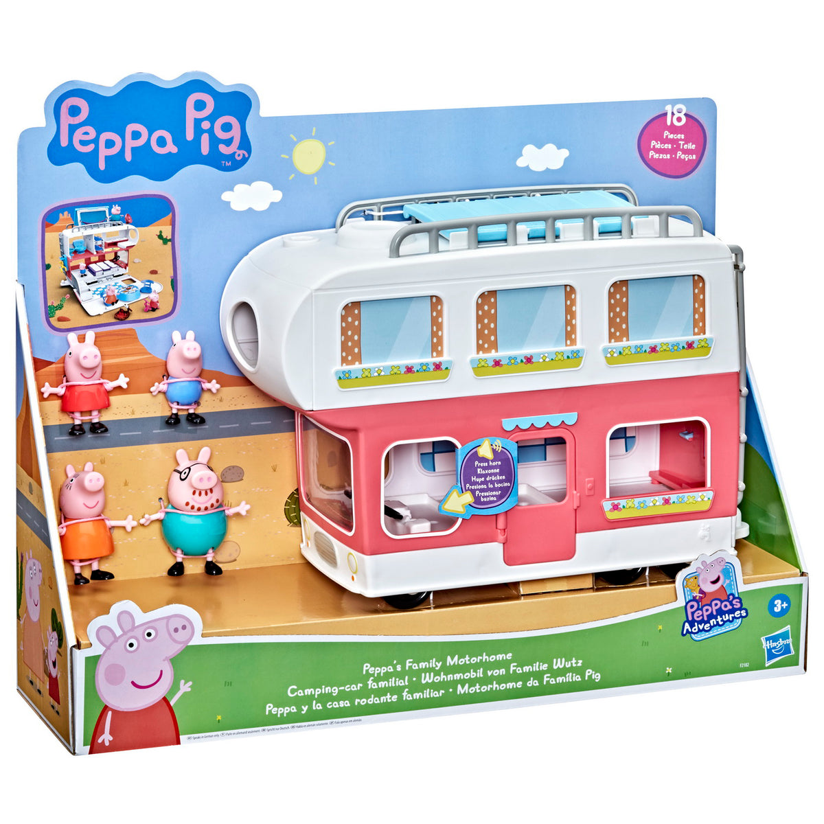 PEPPA PIG MASINA PE ROTI A FAMILIEI