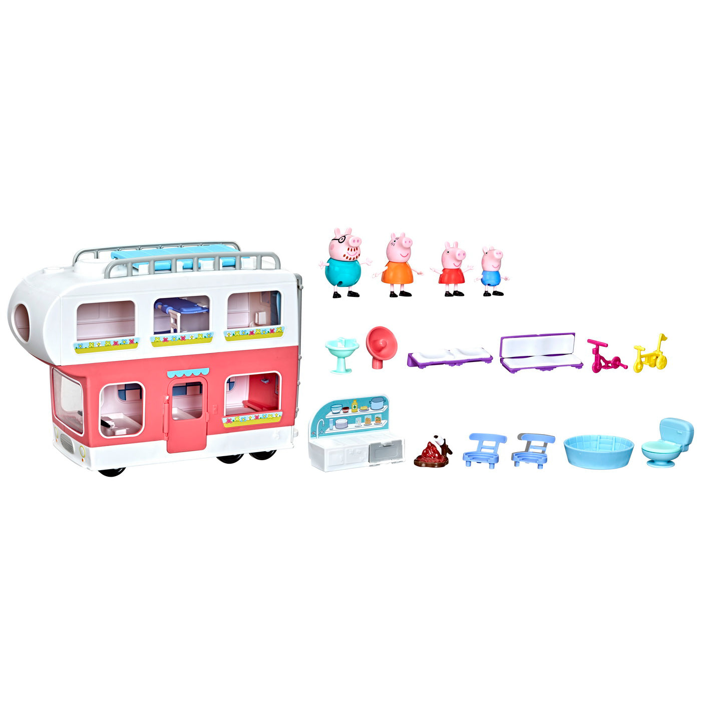 PEPPA PIG MASINA PE ROTI A FAMILIEI