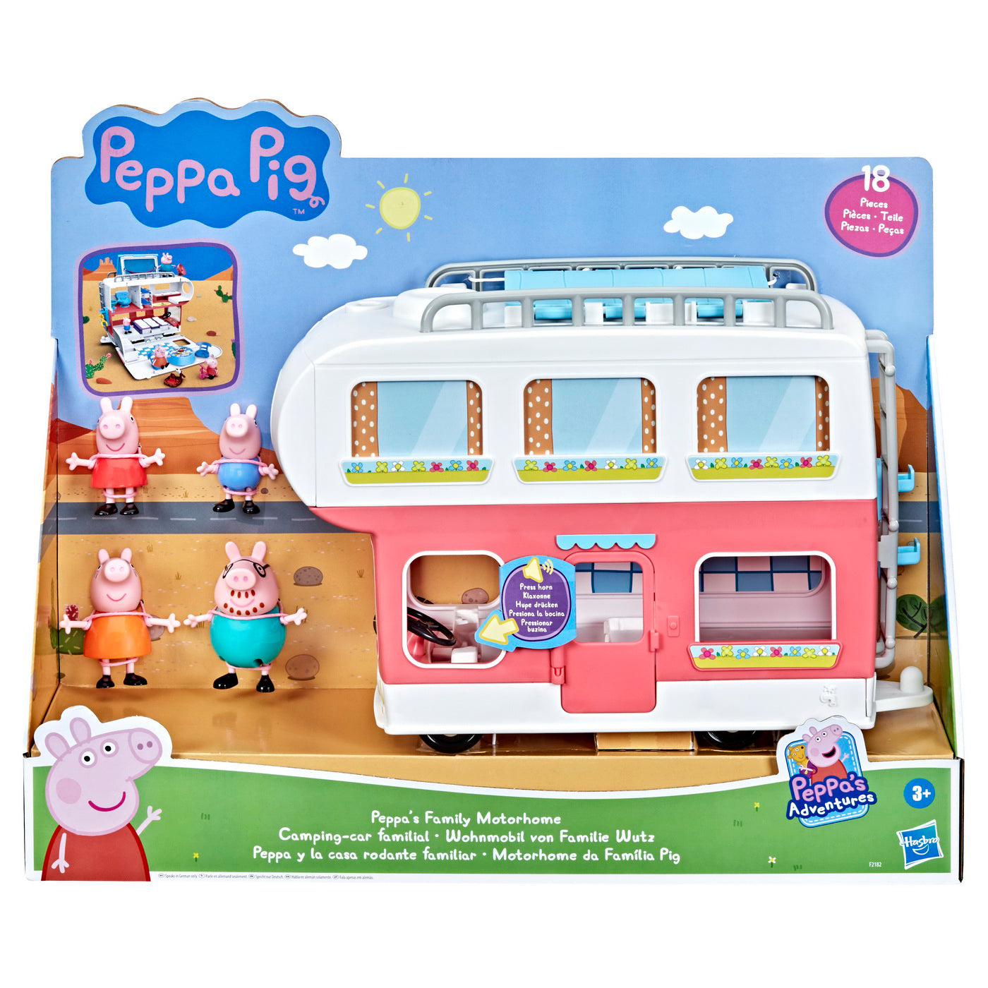 PEPPA PIG MASINA PE ROTI A FAMILIEI