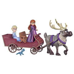 DISNEY FROZEN2 SET PAPUSI ANNA SI ELSA CU SANIE