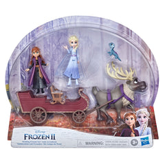 DISNEY FROZEN2 SET PAPUSI ANNA SI ELSA CU SANIE