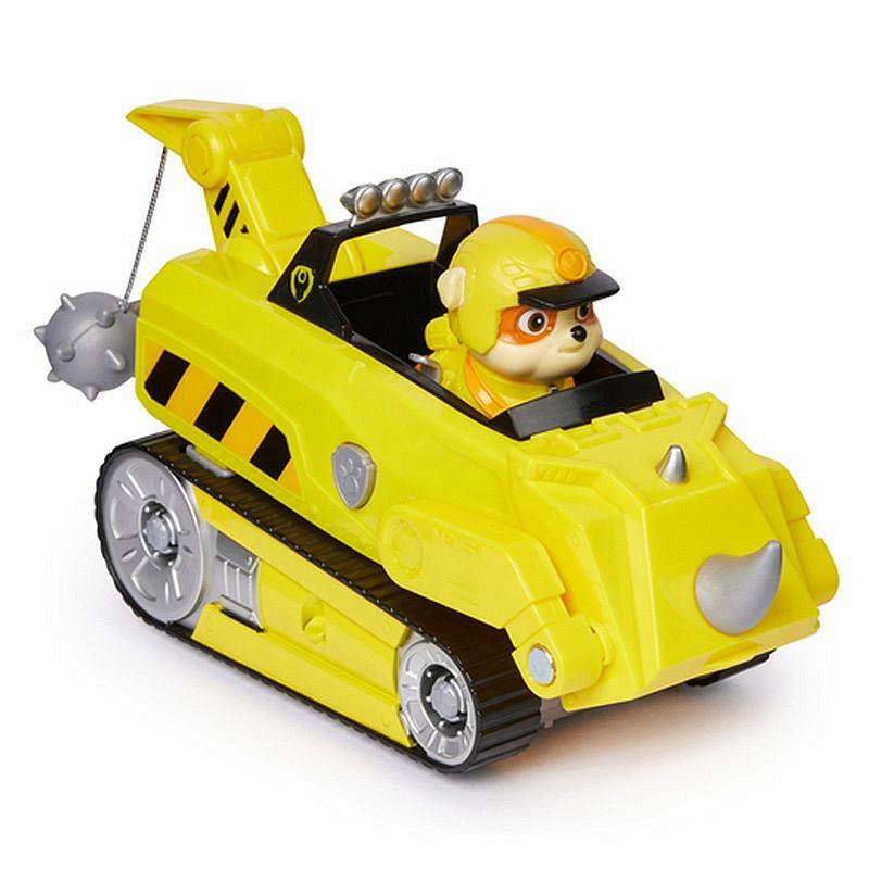 Figurina si Vehicul Paw Patrol Jungle Rubble's Rhino Vehicle, SPM6067778-20143427