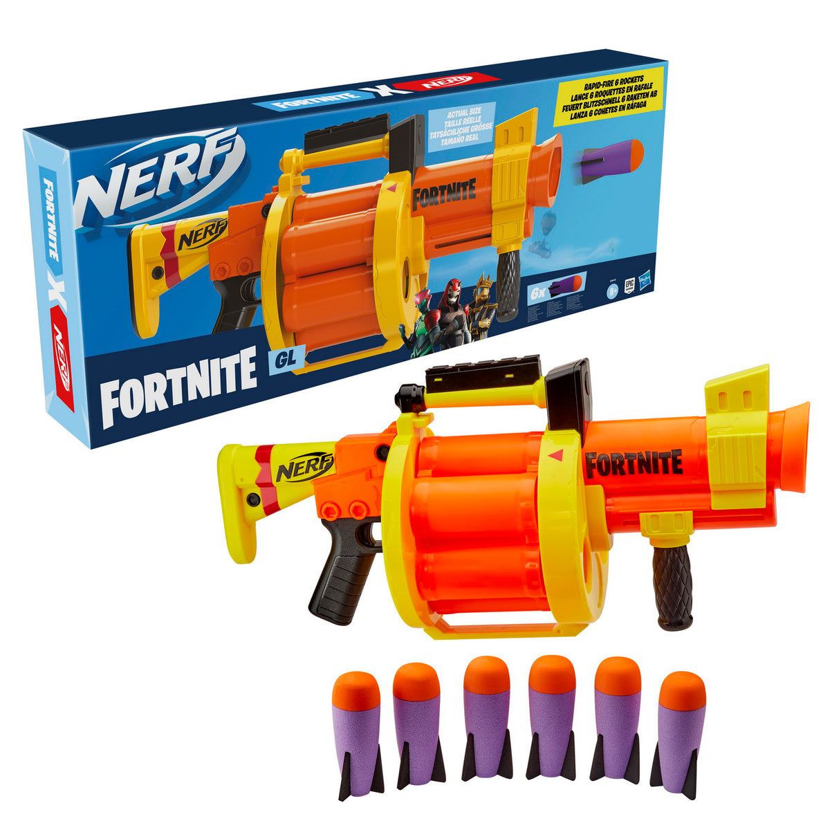 BLASTER NERF FORTNITE GL LANSATORUL DE RACHETE