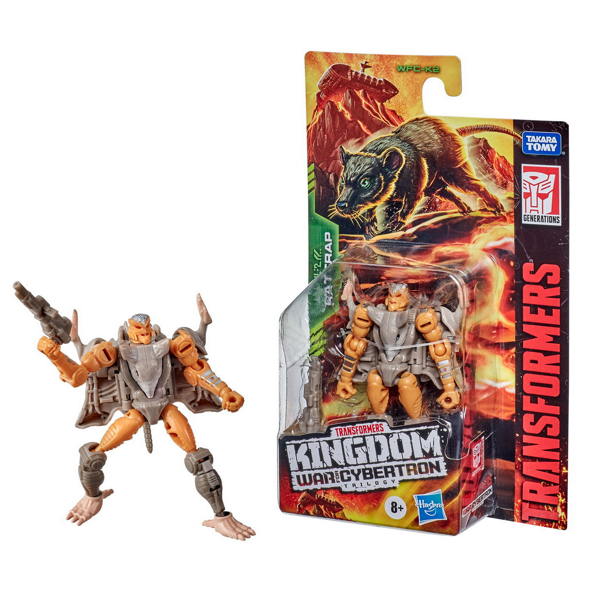 TRANSFORMES ROBOT DECEPTICON RAT TRAP SERIA WAR FOR CYBERTRON