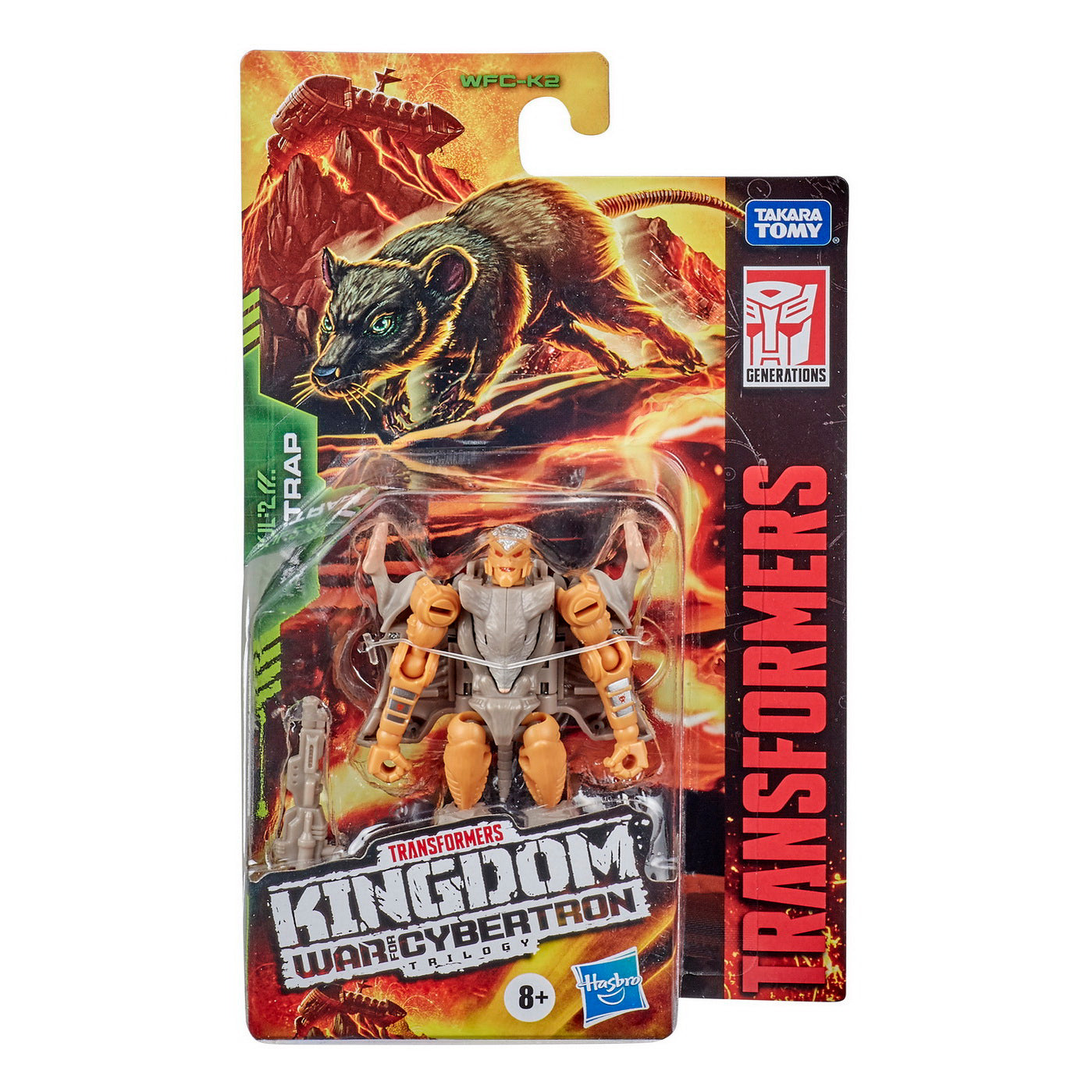 TRANSFORMES ROBOT DECEPTICON RAT TRAP SERIA WAR FOR CYBERTRON