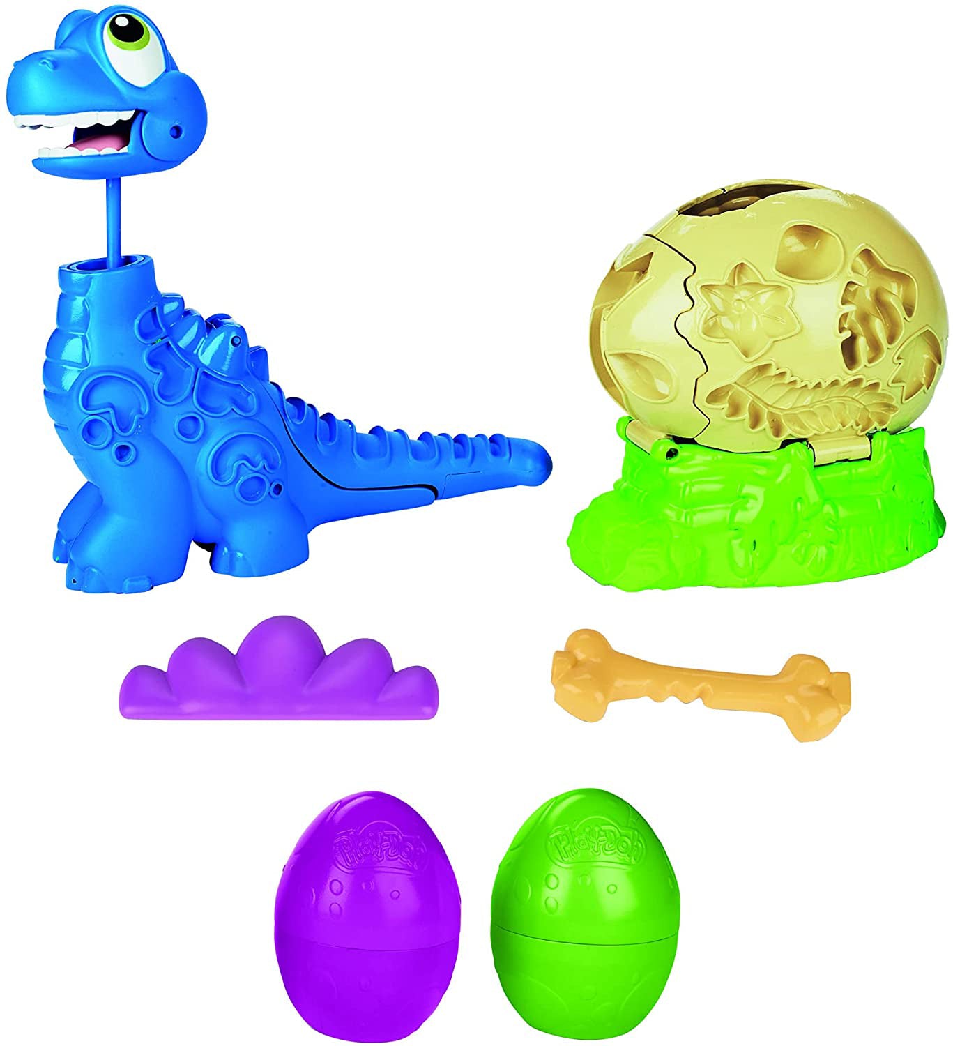 PLAYDOH DINOZAURUL BRONTO CRESTE IN INALTIME