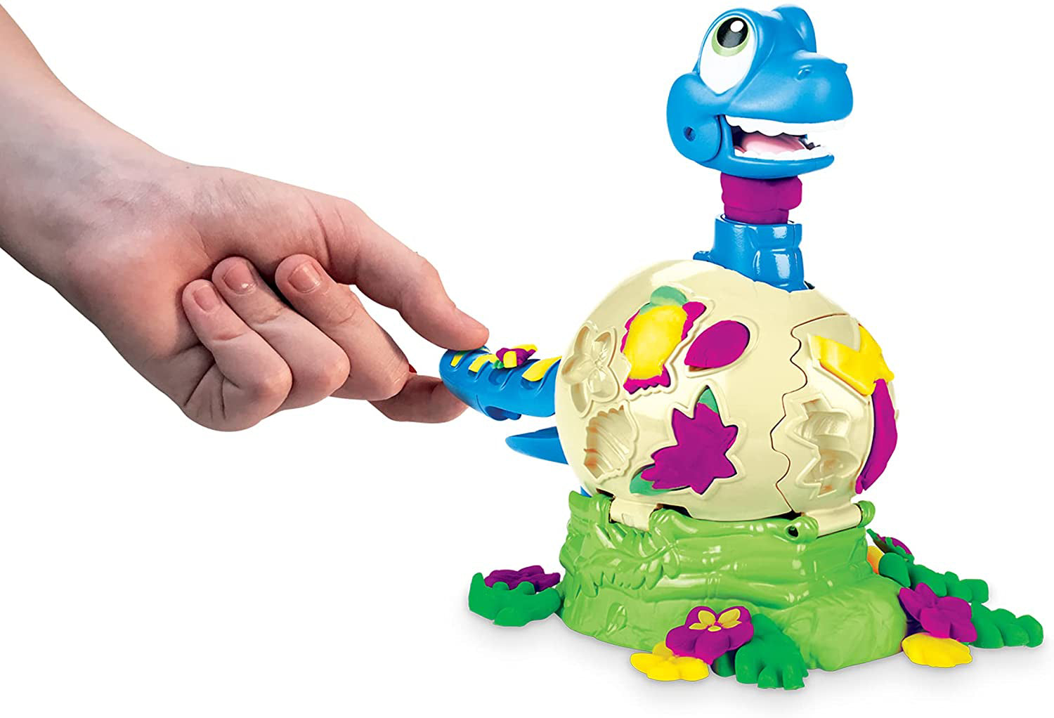 PLAYDOH DINOZAURUL BRONTO CRESTE IN INALTIME