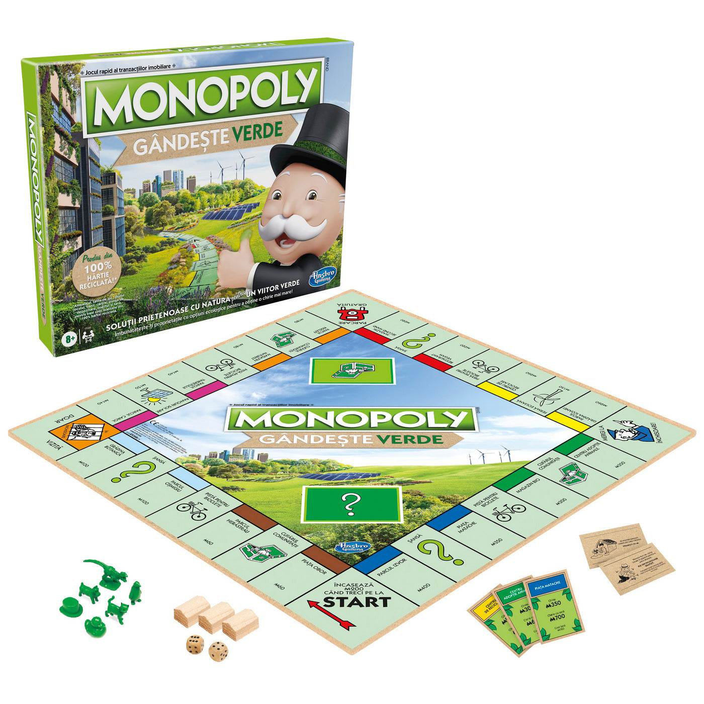 MONOPOLY GO GREEN LIMBA ROMANA