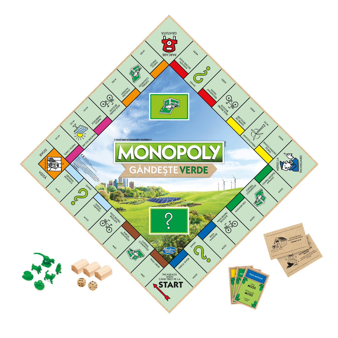 MONOPOLY GO GREEN LIMBA ROMANA