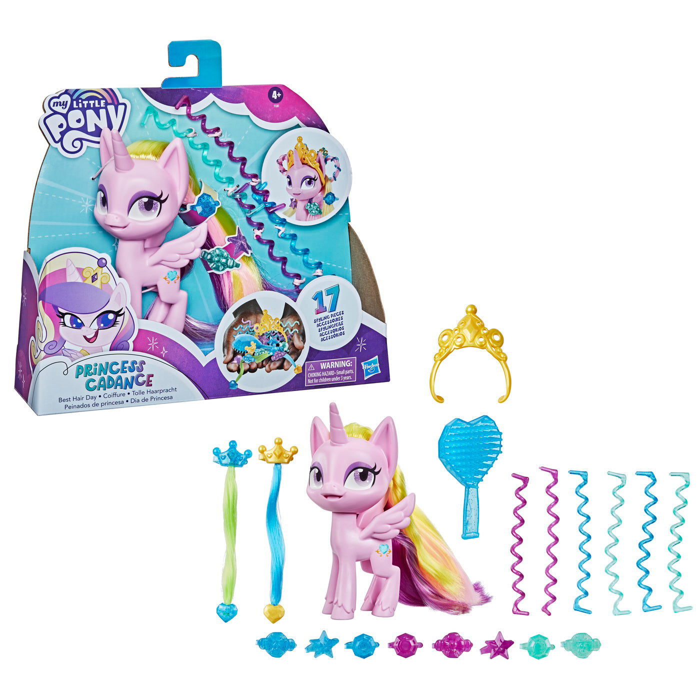 MY LITTLE PONY SET BEST HAIR DAY PRINTESA CADANCE