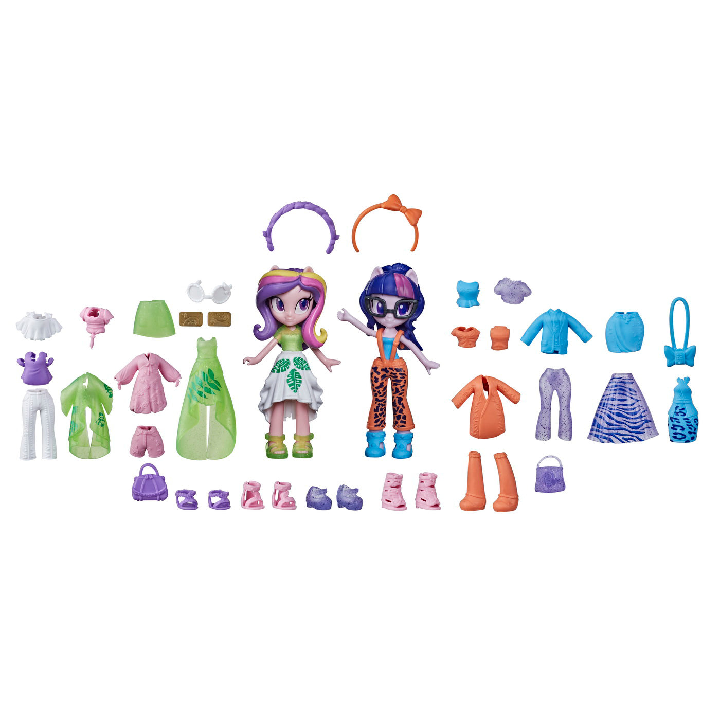 MY LITTLE PONY SET FIGURINE EQUESTRIA GIRLS: TWILIGHT SPARKLE SI PRINCESS CADANCE